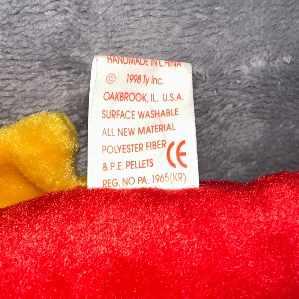 Ty Colorful Parrot Plush Toy - Red, Green, Blue, Yellow